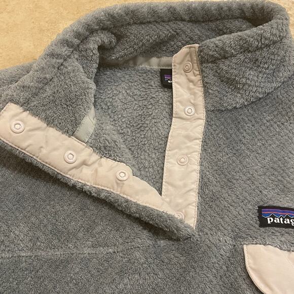 Patagonia Women’s M Snap-T Pullover | Gray Polartec® Thermal Pro® Fleece - Picture 7 of 8